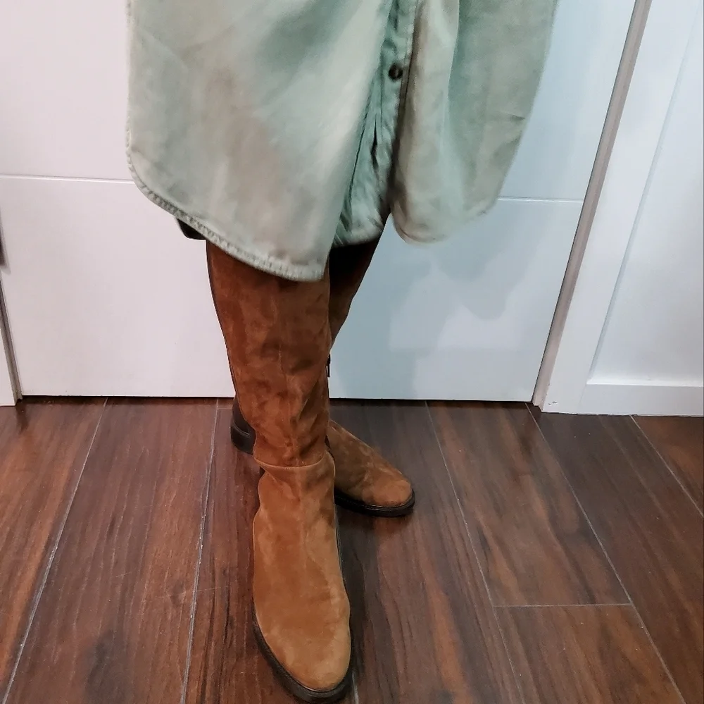 Clorinda Antinori Suede Tall Boots Size 40/9